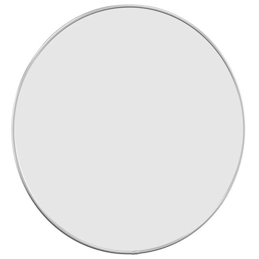 Vidaxl wandspiegel rond ø50 cm zilverkleurig