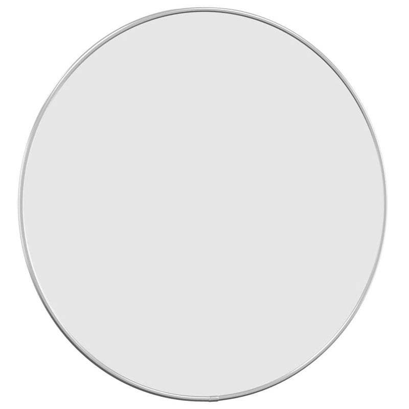 Afbeelding laden in galerijviewer, Vidaxl wandspiegel rond ø50 cm zilverkleurig
