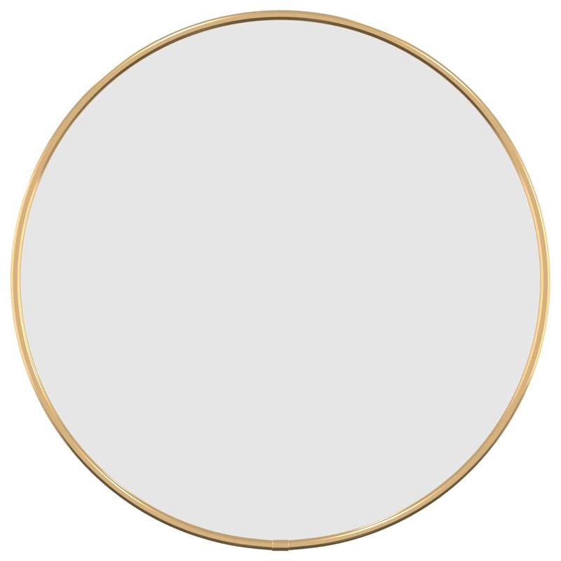 Afbeelding laden in galerijviewer, Vidaxl wandspiegel rond ø40 cm goudkleurig
