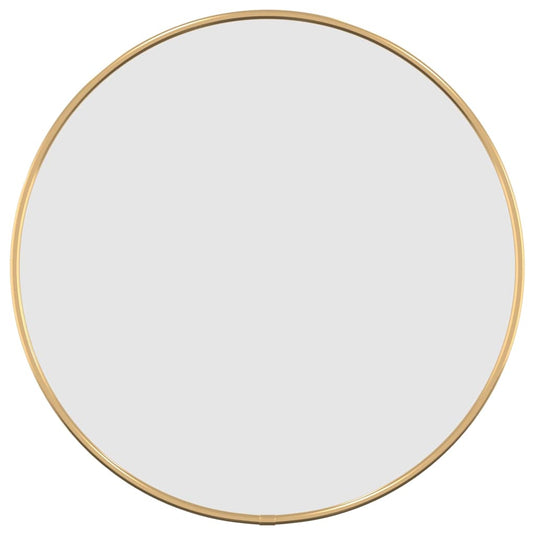 Vidaxl wandspiegel rond ø40 cm goudkleurig