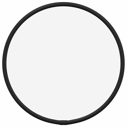 Vidaxl wandspiegel rond ø20 cm zwart