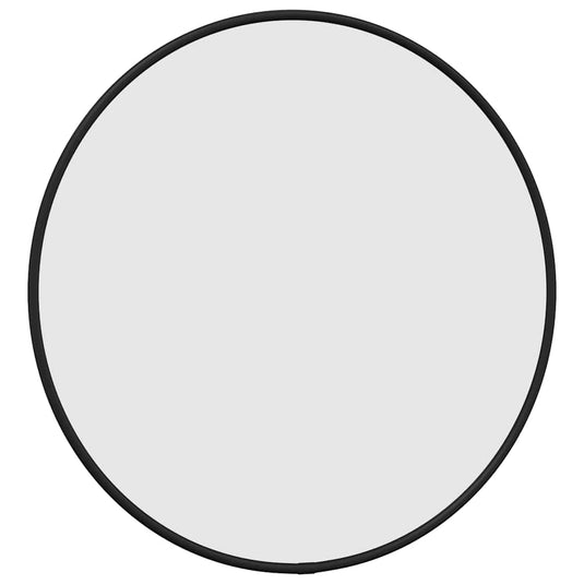 Vidaxl wandspiegel rond ø40 cm zwart
