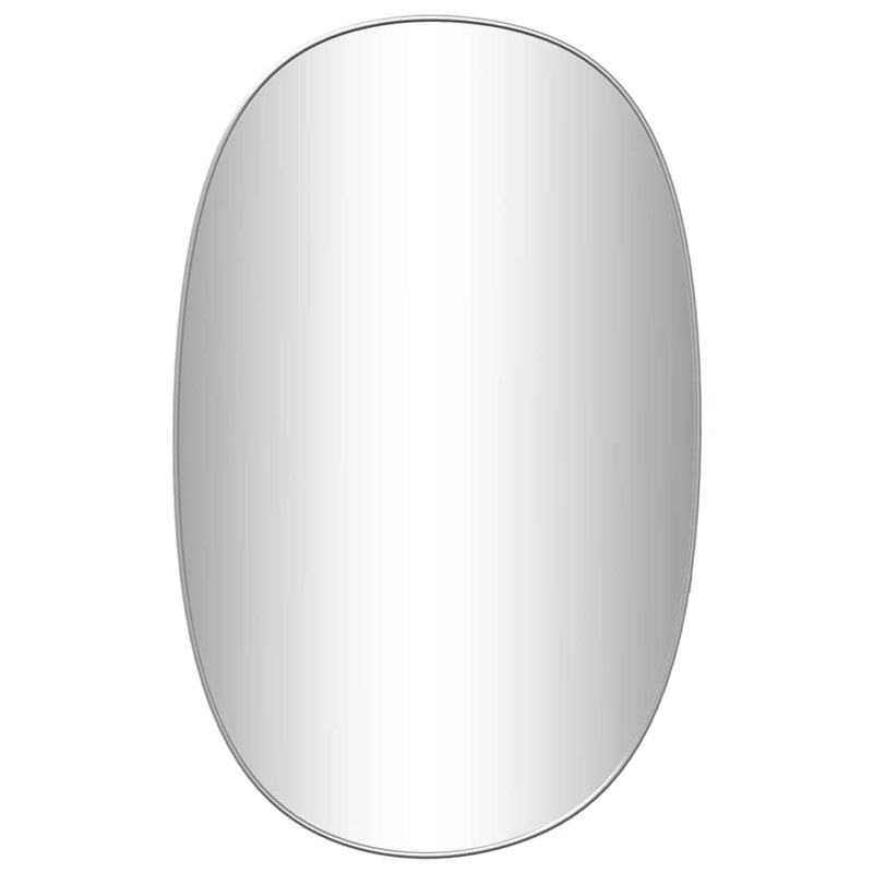 Afbeelding laden in galerijviewer, Vidaxl wandspiegel 70x45 cm zilverkleurig
