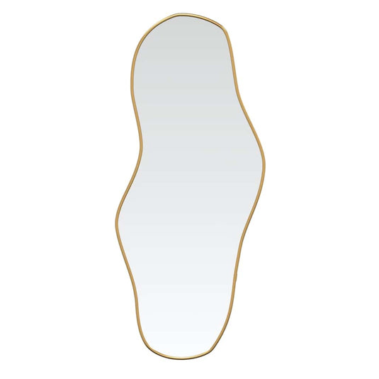 Vidaxl wandspiegel 100x45 cm goudkleurig