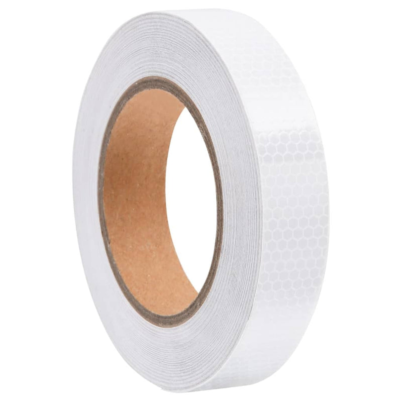 Afbeelding laden in galerijviewer, Vidaxl reflecterende tape 2,5 cm x 20 m pvc wit
