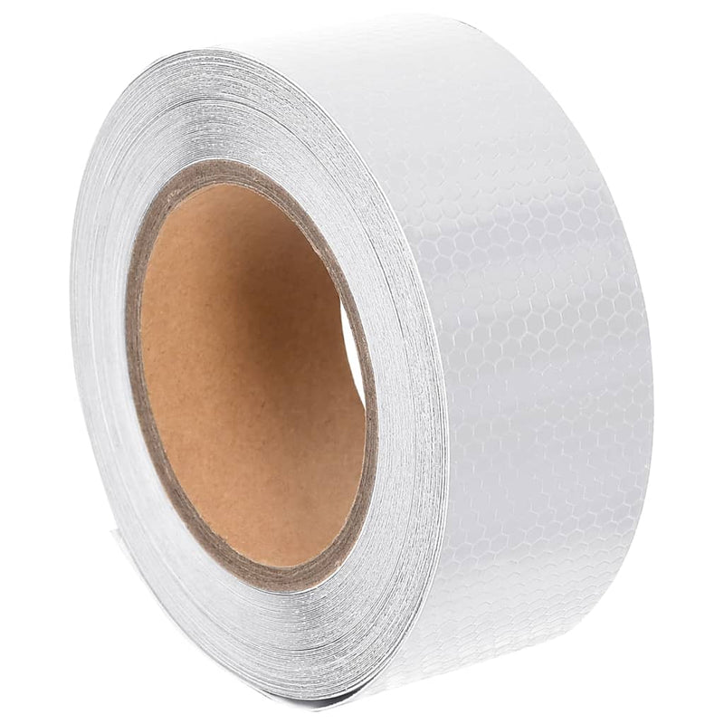 Afbeelding laden in galerijviewer, Vidaxl reflecterende tape 5 cm x 20 m pvc wit
