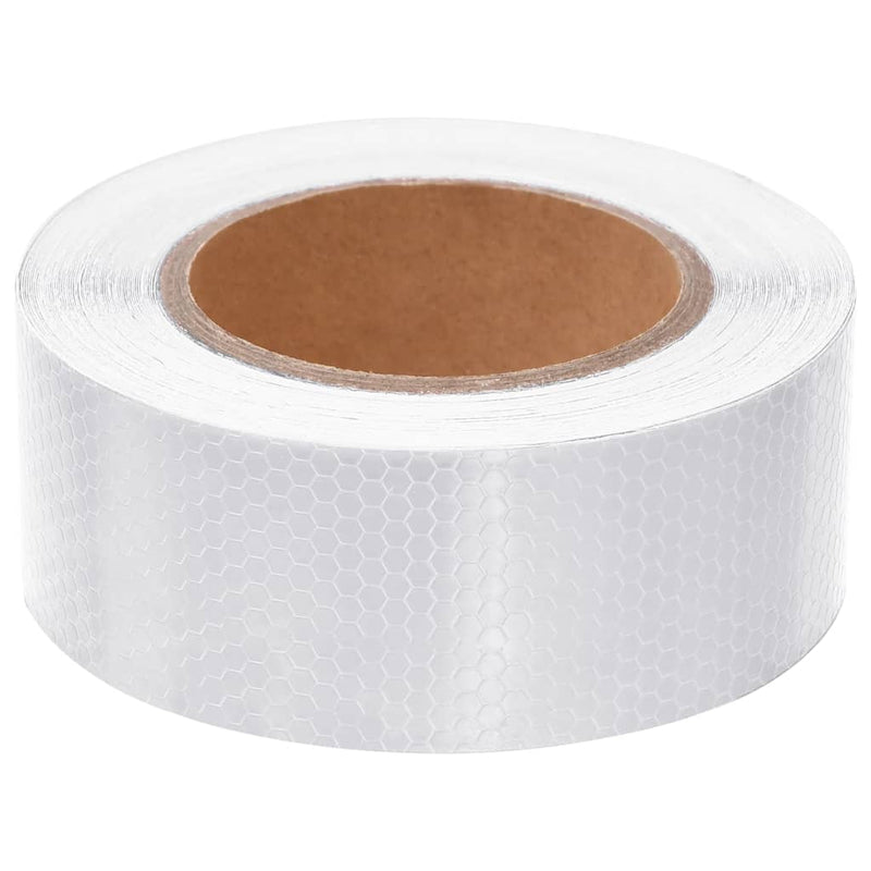 Afbeelding laden in galerijviewer, Vidaxl reflecterende tape 5 cm x 20 m pvc wit

