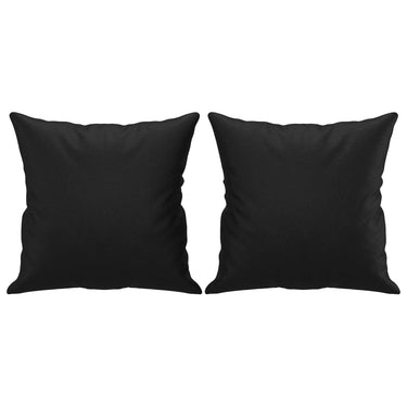 Vidaxl sierkussens 2 st 40x40 cm kunstleer zwart