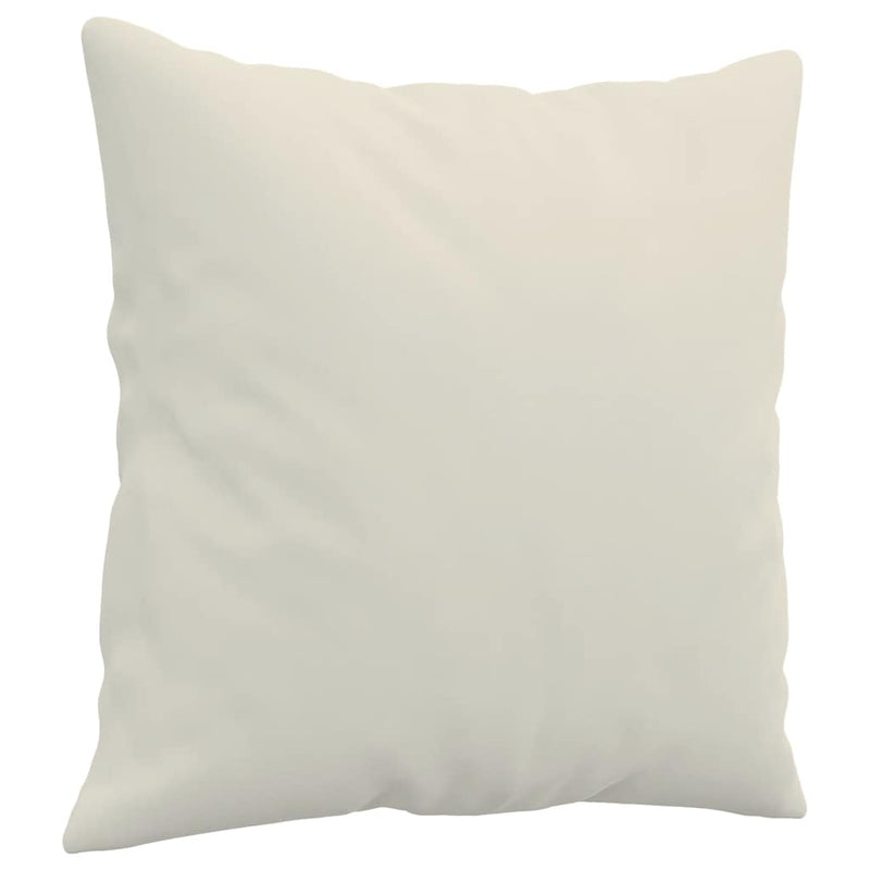 Afbeelding laden in galerijviewer, Vidaxl sierkussens 2 st 40x40 cm fluweel crèmekleurig
