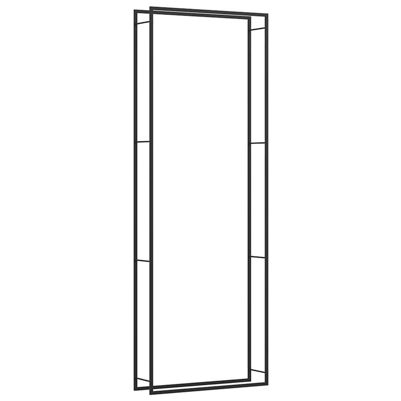 Afbeelding laden in galerijviewer, Vidaxl haardhoutrek 110x28x312 cm staal matzwart
