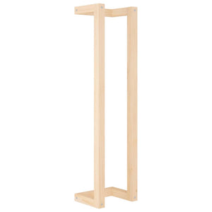 Vidaxl handdoekenrek 23x18x90 cm massief grenenhout