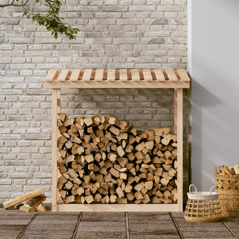Afbeelding laden in galerijviewer, Vidaxl haardhoutrek 108x64,5x110 cm massief grenenhout
