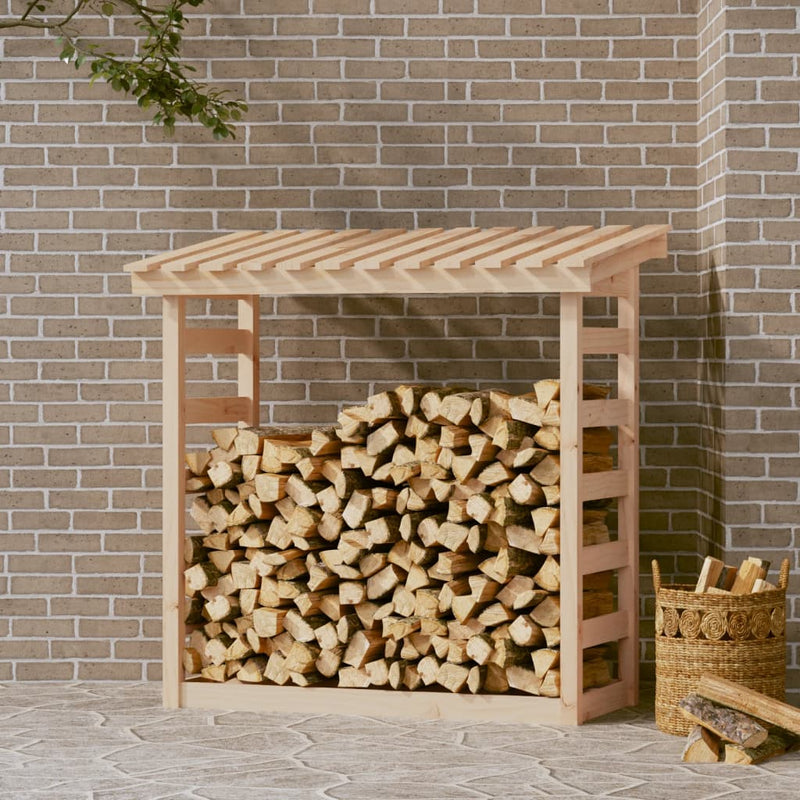 Afbeelding laden in galerijviewer, Vidaxl haardhoutrek 108x64,5x110 cm massief grenenhout
