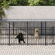 VidaXL Hondenkennel met dak 11,26 m² staal