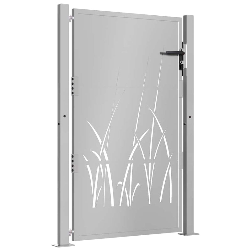 Afbeelding laden in galerijviewer, Vidaxl poort grasontwerp 100x150 cm cortenstaal
