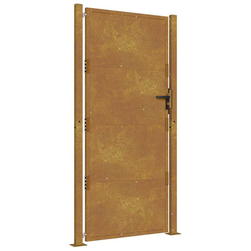 Afbeelding laden in galerijviewer, Vidaxl poort 100x175 cm cortenstaal
