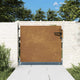 Vidaxl poort 85x125 cm cortenstaal