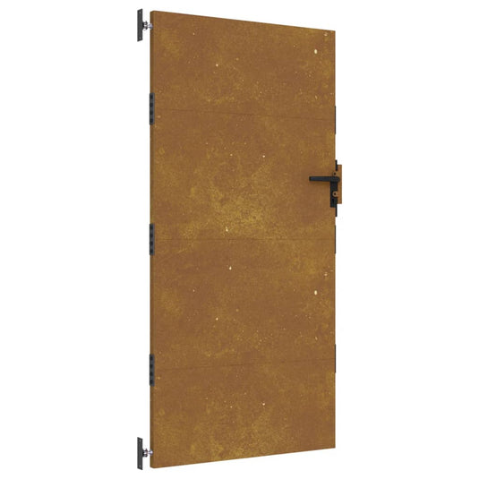 VidaXL Poort 85x200 cm cortenstaal