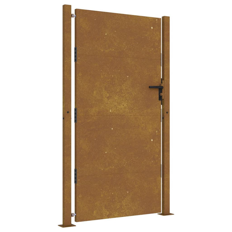 Afbeelding laden in galerijviewer, VidaXL Poort 105x205 cm cortenstaal

