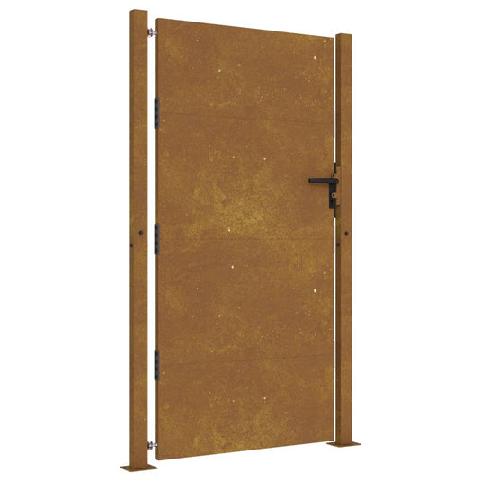 VidaXL Poort 105x205 cm cortenstaal