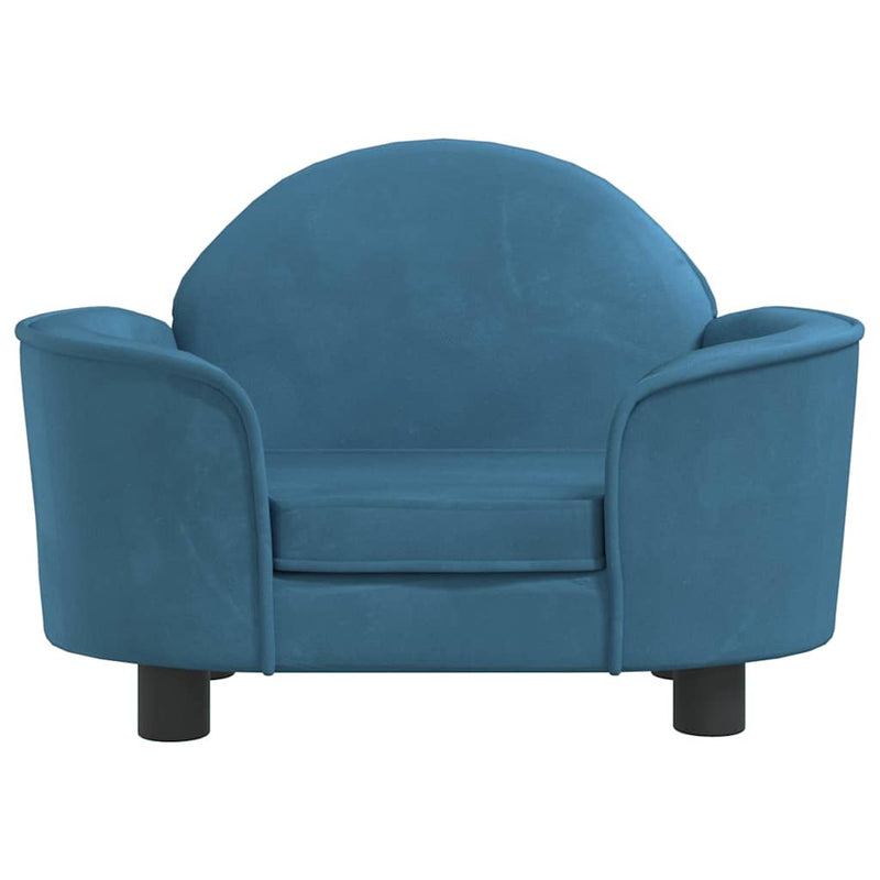 Afbeelding laden in galerijviewer, Vidaxl hondenmand 66x40x45 cm fluweel blauw
