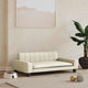 Vidaxl hondenmand 90x53x30 cm kunstleer crèmekleurig