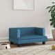 VidaXL Hondenmand 60x40x30 cm fluweel blauw