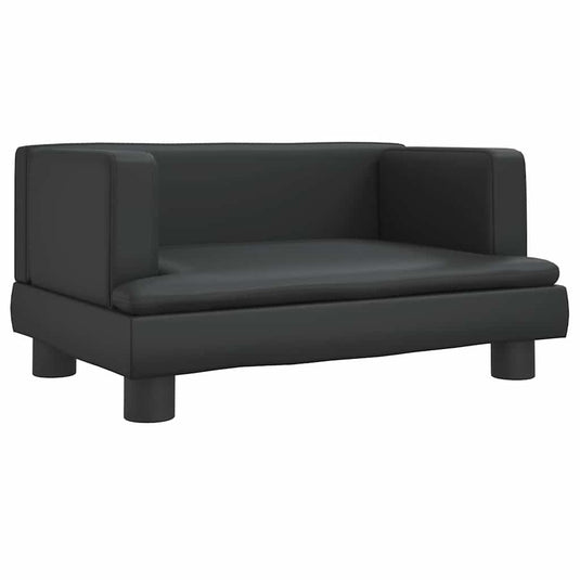 Vidaxl hondenmand 60x40x30 cm kunstleer zwart