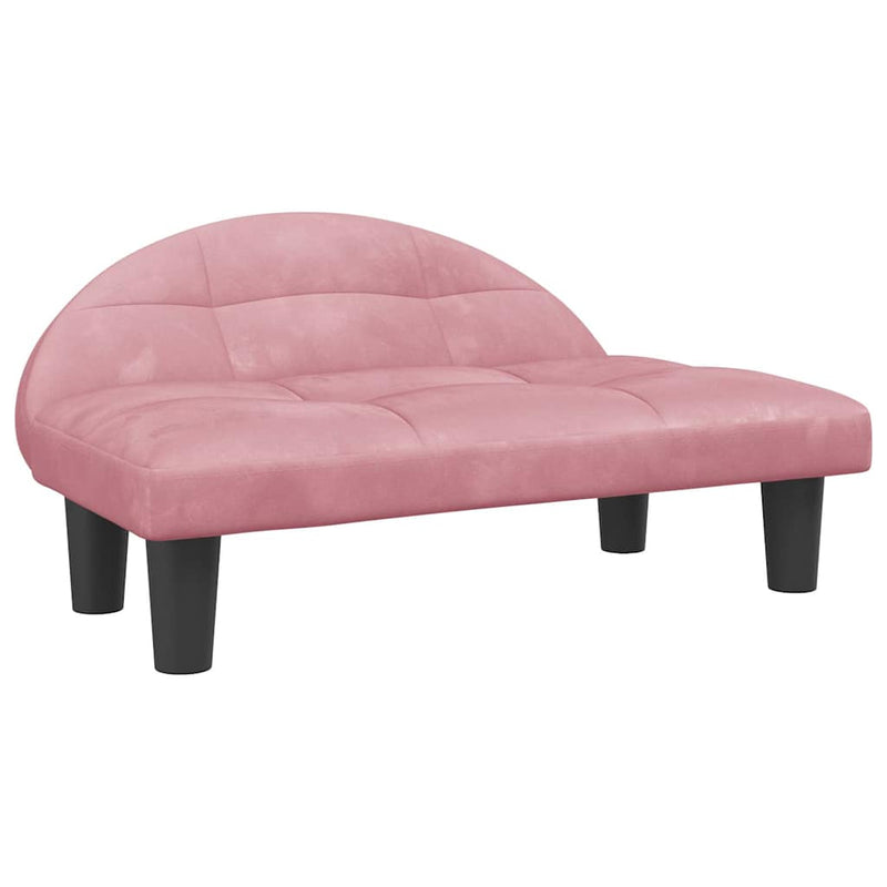 Afbeelding laden in galerijviewer, Vidaxl hondenmand 70x52x30 cm fluweel roze
