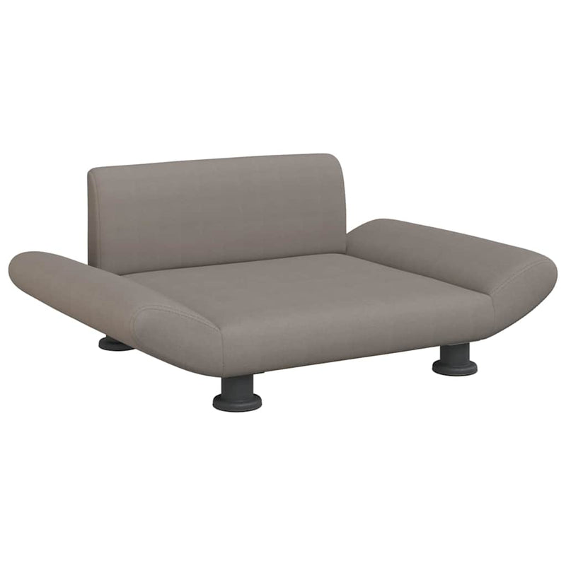 Afbeelding laden in galerijviewer, Vidaxl hondenmand 70x45x28 cm stof taupe
