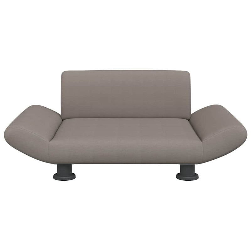Afbeelding laden in galerijviewer, Vidaxl hondenmand 70x45x28 cm stof taupe
