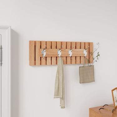 Vidaxl wandkapstok 42x8,5x14 cm massief walnotenhout