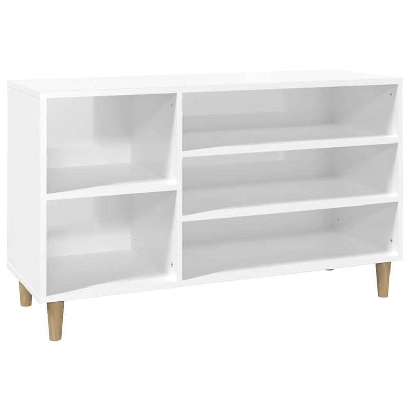 Afbeelding laden in galerijviewer, Vidaxl schoenenkast 102x36x60 cm bewerkt hout hoogglans wit
