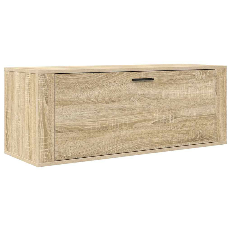 Afbeelding laden in galerijviewer, Vidaxl wandschoenenkast 100x35x38 cm bewerkt hout sonoma eiken

