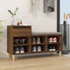 VidaXL Schoenenkast 102x36x60 cm bewerkt hout bruin eikenkleur