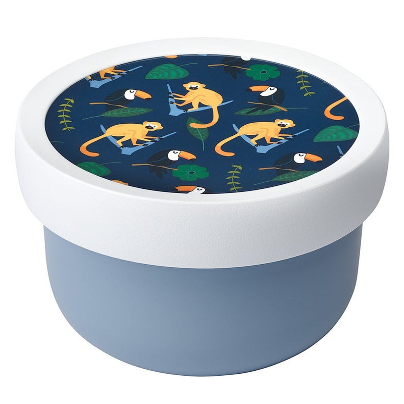 Afbeelding laden in galerijviewer, Mepal campus fruitbox jungle 300 ml wit blauw
