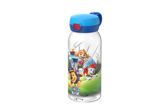 Mepal drinkfles met flipdop campus - 600 ml - waterfles kinderen - lekdicht - hygiënische deksel - paw patrol pups