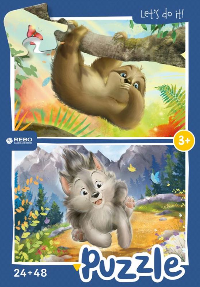 Afbeelding laden in galerijviewer, Rebo productions rebo legpuzzel 24 + 48 stukjes - little
