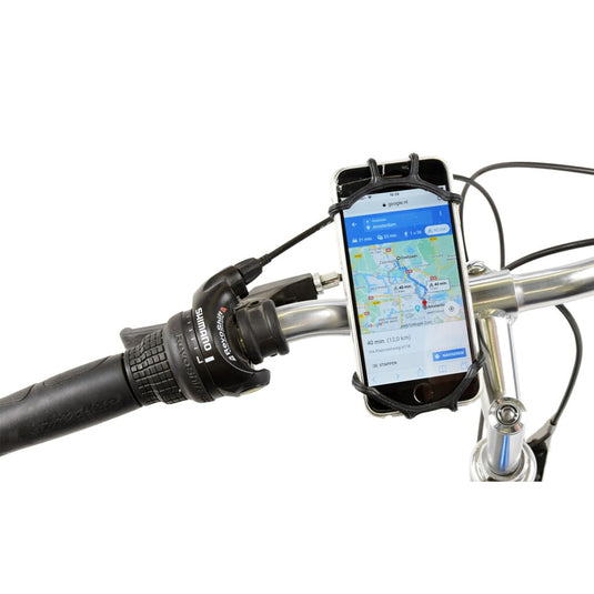 Xq max fiets telefoonhouder zwart