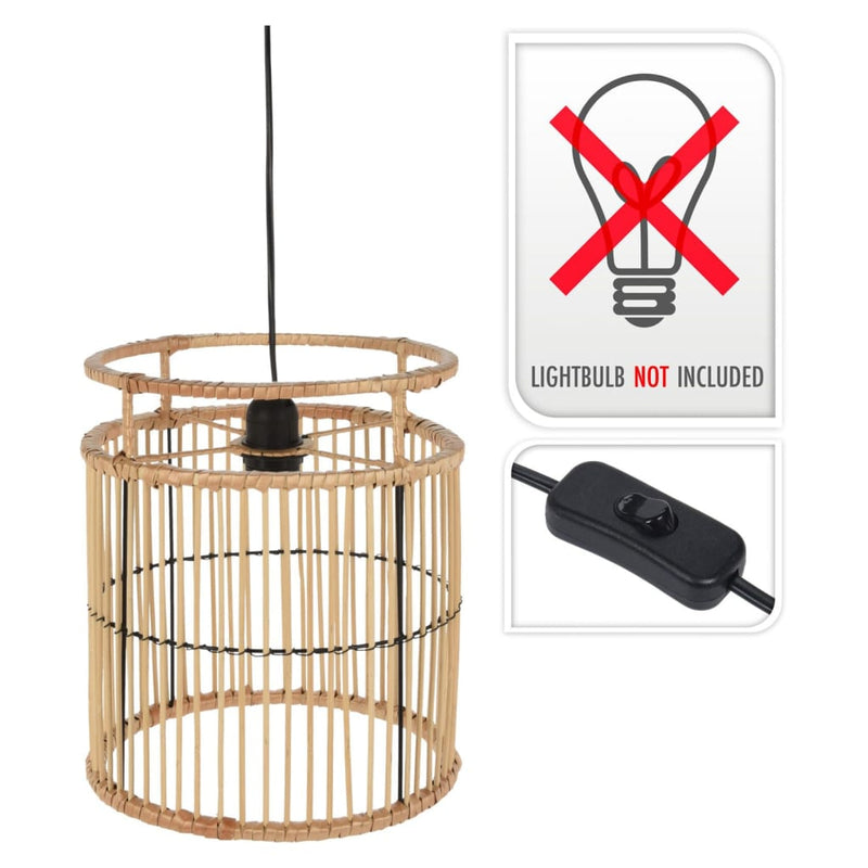 Afbeelding laden in galerijviewer, H S Collection H S Collection Hanglamp naturel
