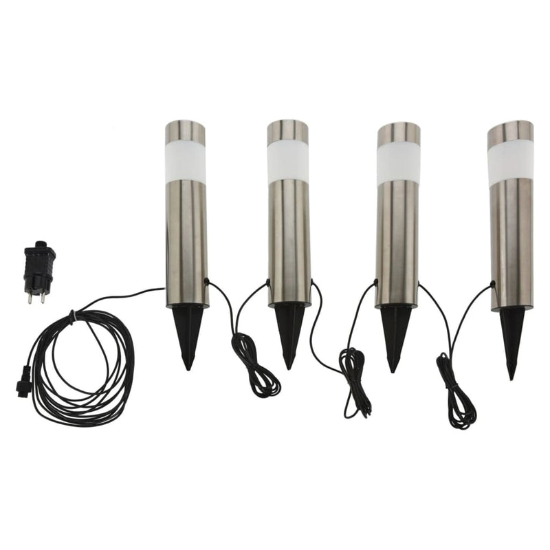Afbeelding laden in galerijviewer, ProGarden ProGarden Tuinlampen 4 st LED 6,3x37,5 cm
