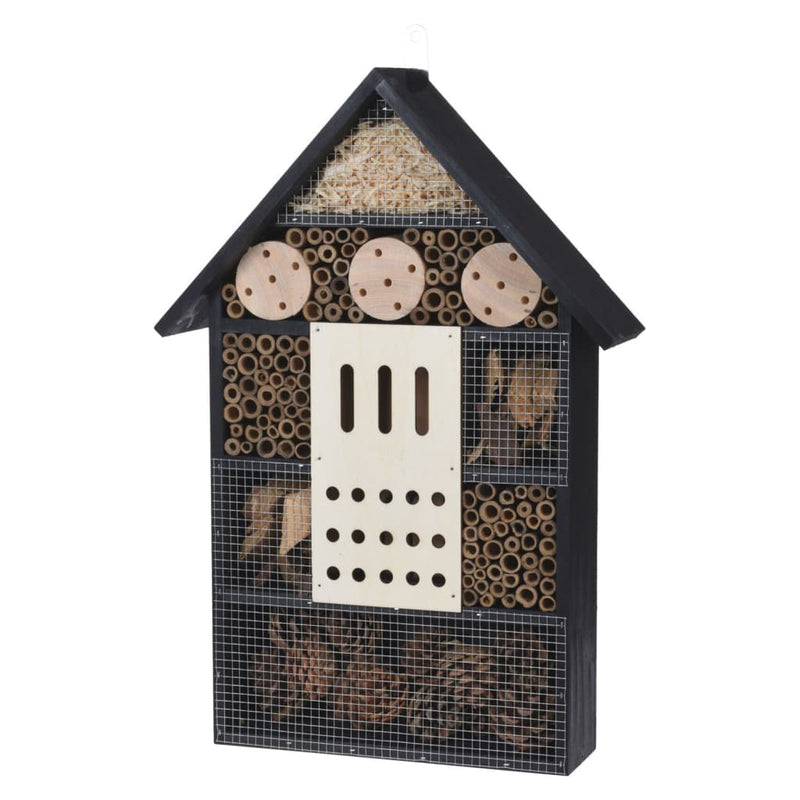 Afbeelding laden in galerijviewer, ProGarden ProGarden Insectenhotel XL hout zwart
