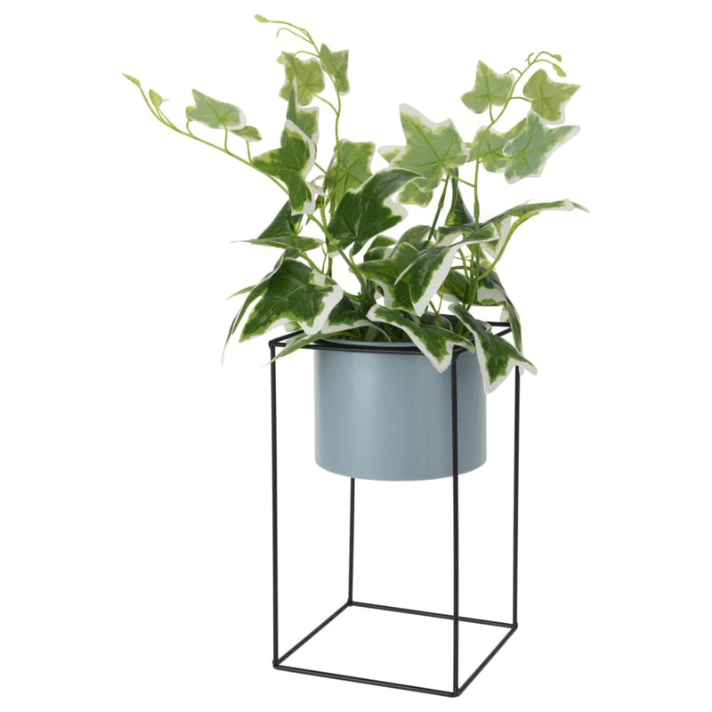 Afbeelding laden in galerijviewer, H S Collection H S Collection Kunstplant in pot met metalen standaard 44 cm
