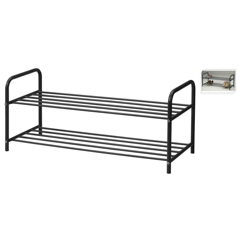 Afbeelding laden in galerijviewer, Storage solutions schoenenrek met 2 lagen 91x35x38,5 cm
