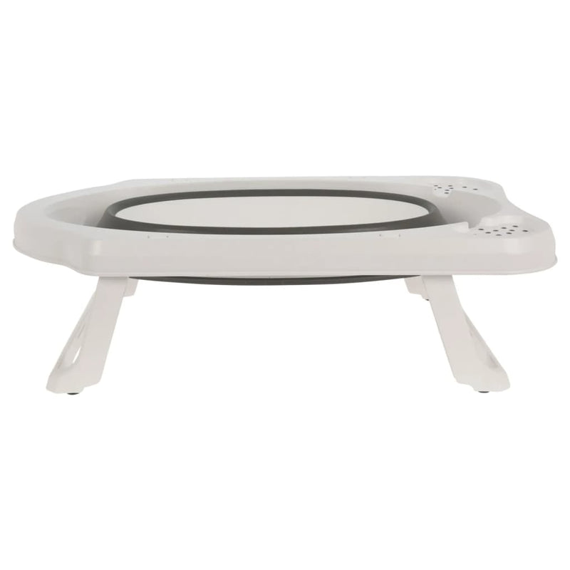 Afbeelding laden in galerijviewer, Bathroom solutions babybadje inklapbaar wit en grijs
