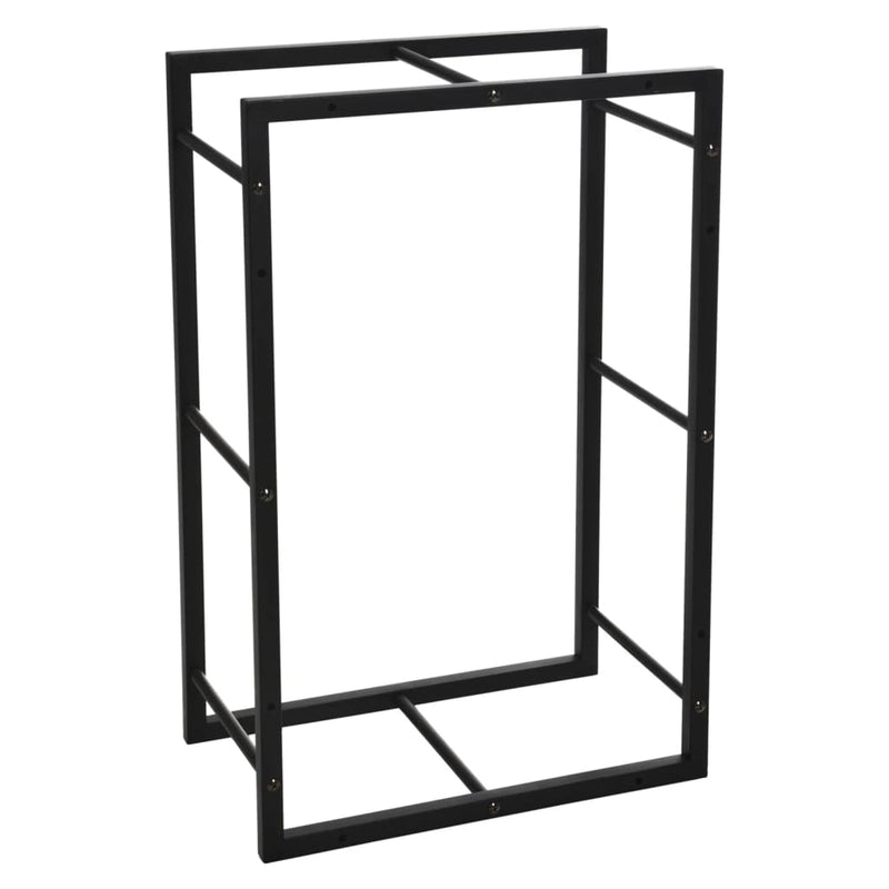 Afbeelding laden in galerijviewer, Progarden haardhoutrek rechthoekig 45x28x70 cm zwart
