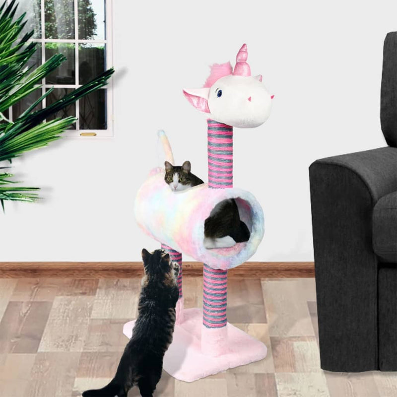Afbeelding laden in galerijviewer, Pets Collection Pets Collection Kattenkrabpaal Unicorn 40x30x85 cm
