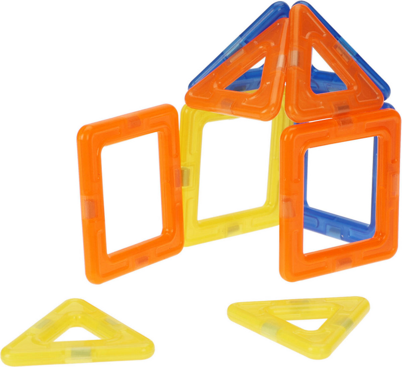 Afbeelding laden in galerijviewer, Magnetisch constructie set 10-delig op kaart
