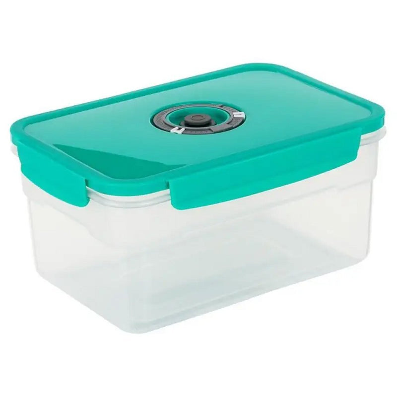Afbeelding laden in galerijviewer, Excellent houseware vacu uuml;m vershouddoos 2,3l groen transparant
