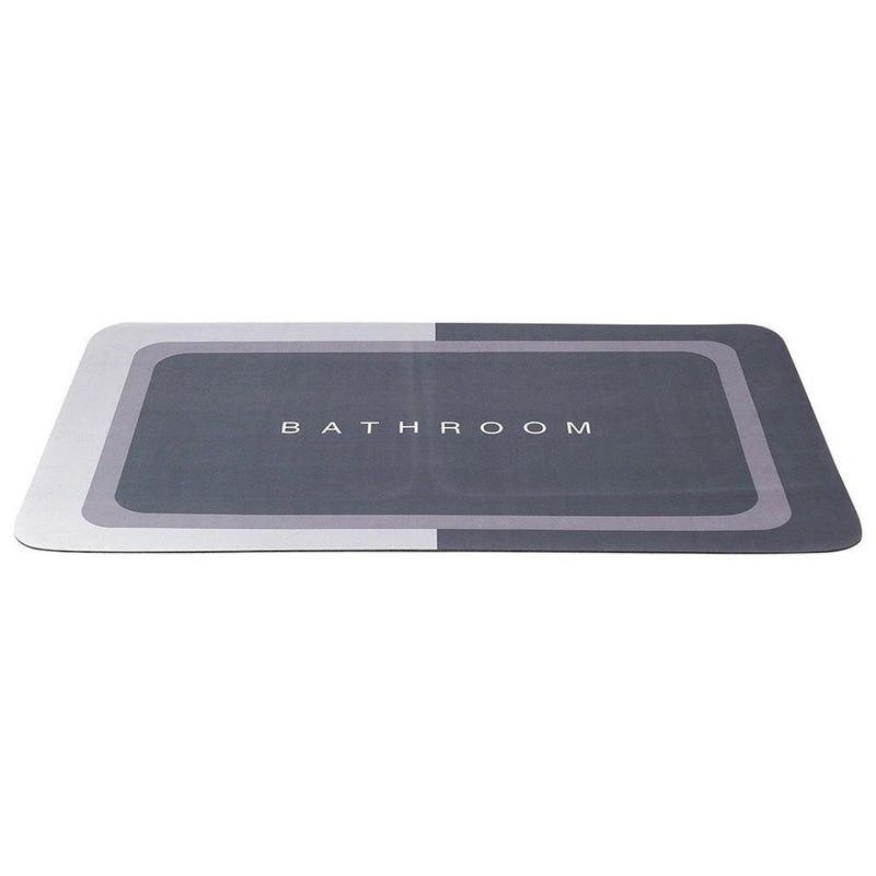 Afbeelding laden in galerijviewer, Bathroom solutions badkamermat 79.5x49.5 cm grijs

